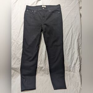 J. Crew Black Toothpick Jeans Skinny Low Rise Size 31